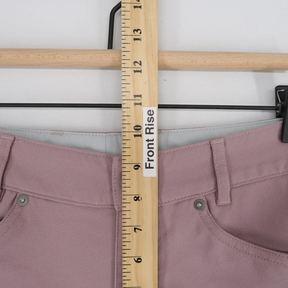 Outlier Slim Dungarees Pants Mens 31 Mauve Workcloth Schoeller Doubleweave - Picture 5 of 9